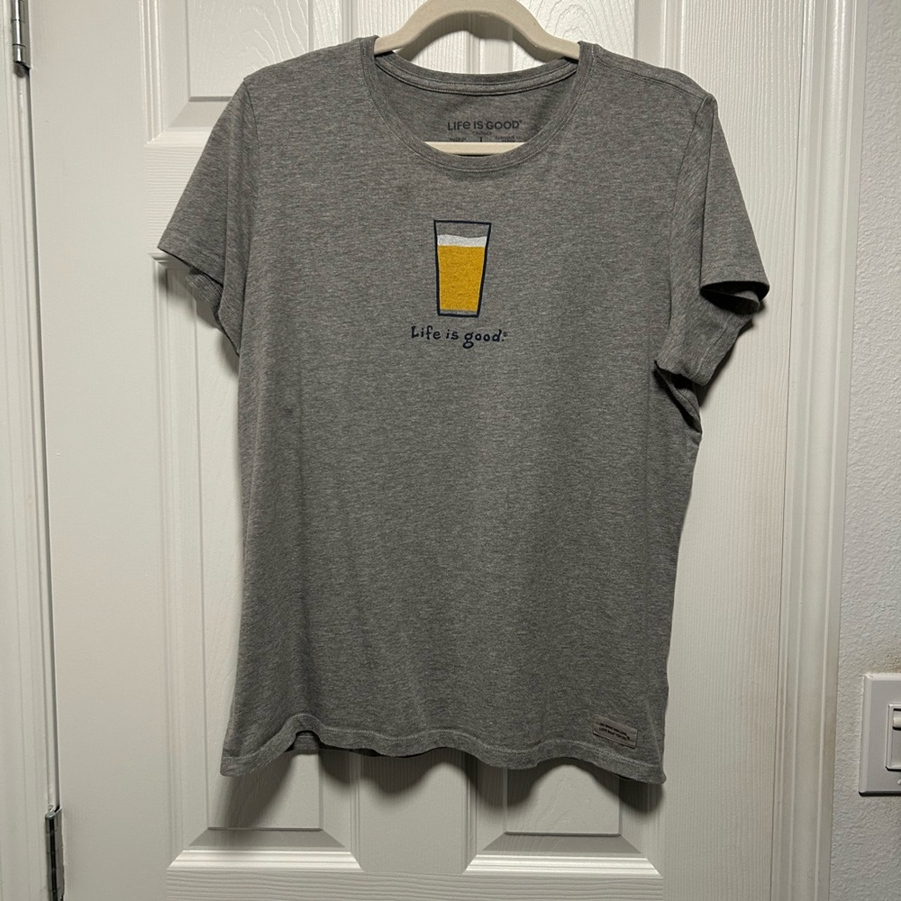 Life is Good tee L